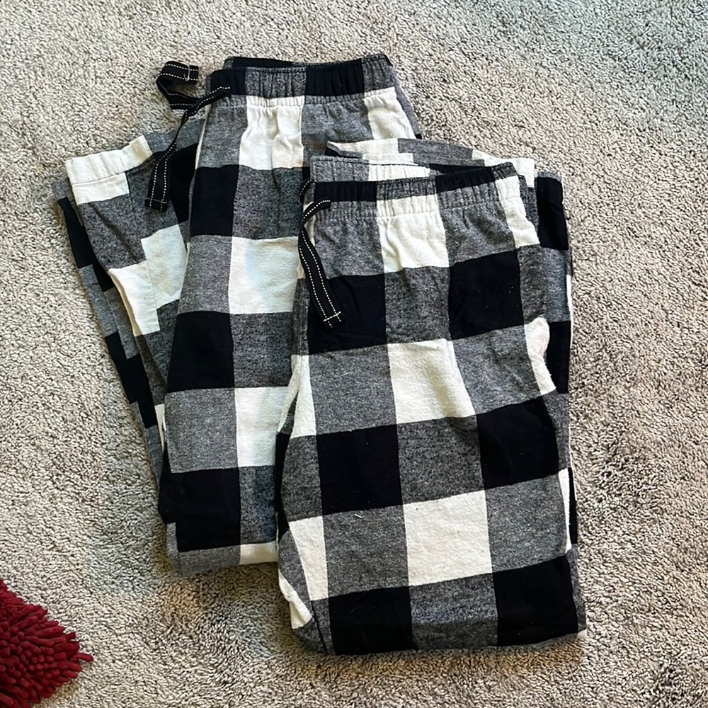 Two Pairs of Matching Old Navy Pajama Pants